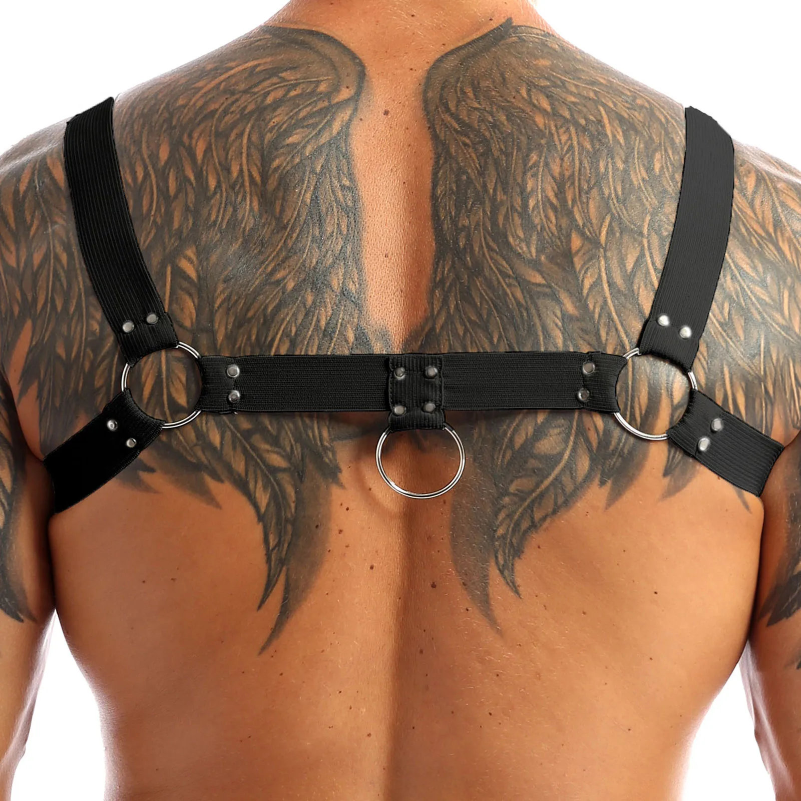 MSemis мужские мужского белья нагрудный ремень для тела мышцы Бондаж Клетка гей