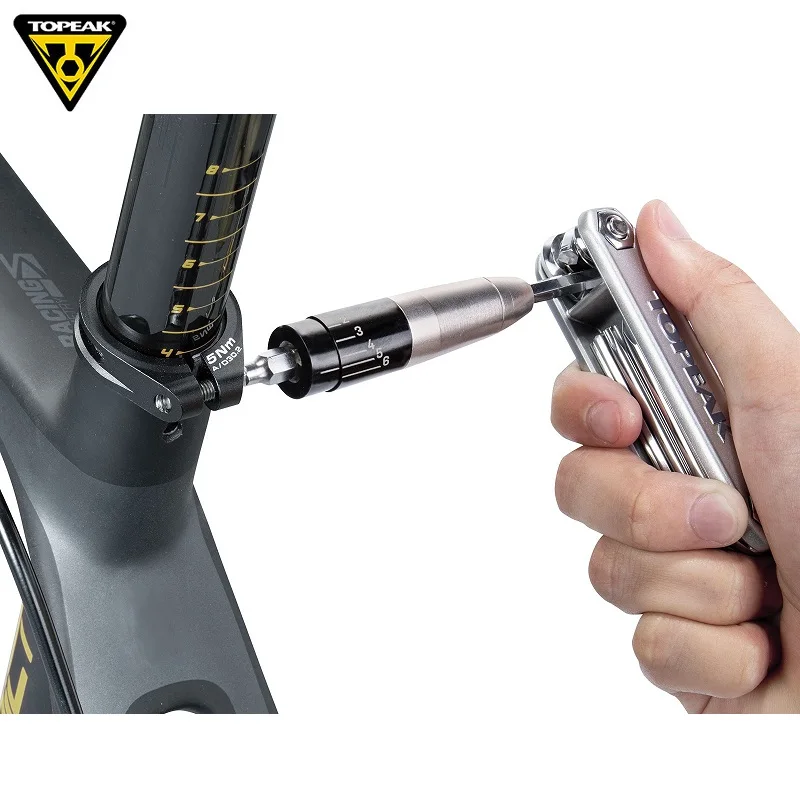 Topeak 2-6Nm дорожный велосипед ключ с регулируемым крутящим моментом MTB TorqSocket набор
