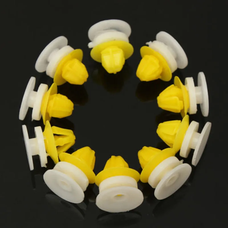 Комплект автомобильных зажимов аксессуары запасные части пластиковые белые +