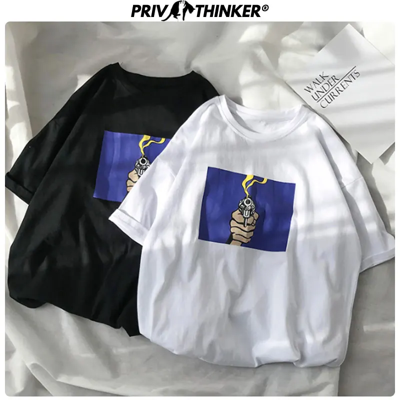Privathinker печатные летние футболки для женщин 2020 уличный сверхразмерный футболка