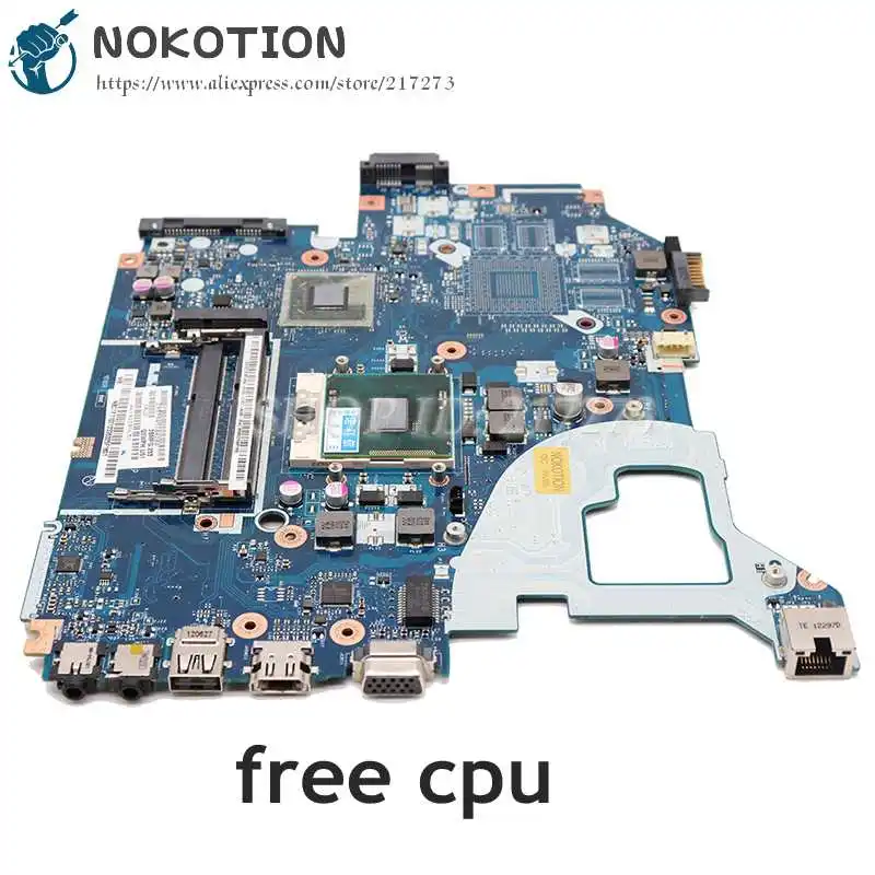 NOKOTION материнская плата для ноутбука ACER Aspire E1-571G NE56R V3-571G NV56R Материнская Q5WTC Q5WV1
