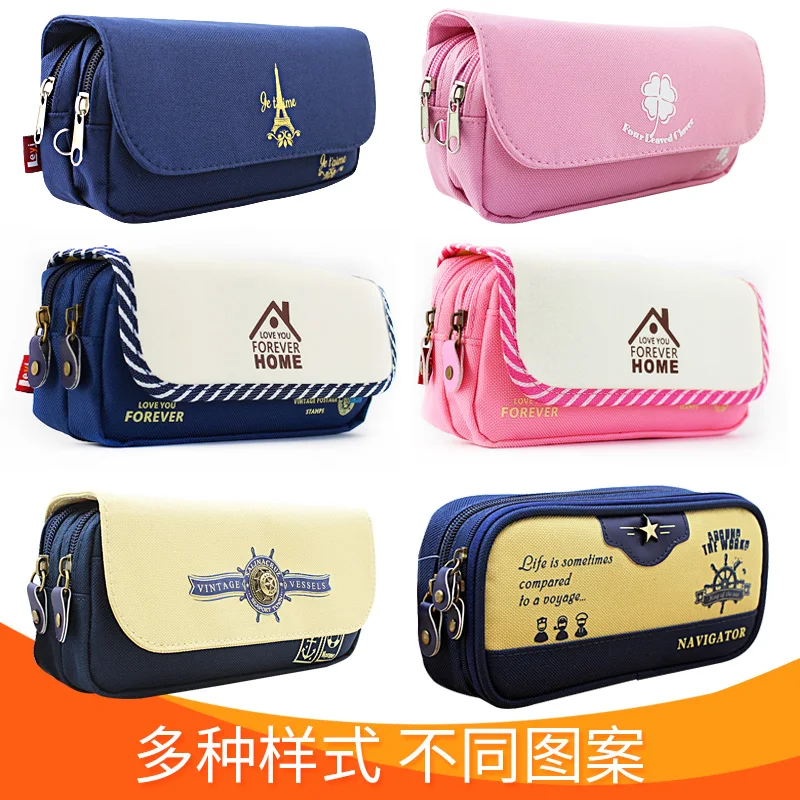 Вместительная школьная сумка для ручек чехол карандашей Канцелярский держатель