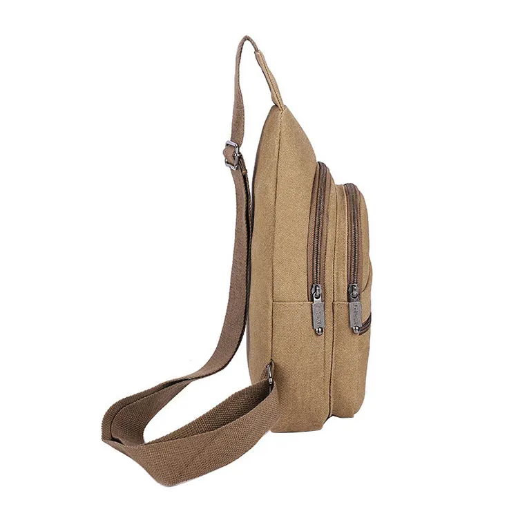 Маленькая мужская нагрудная Сумка-слинг дорожный походный спортивный