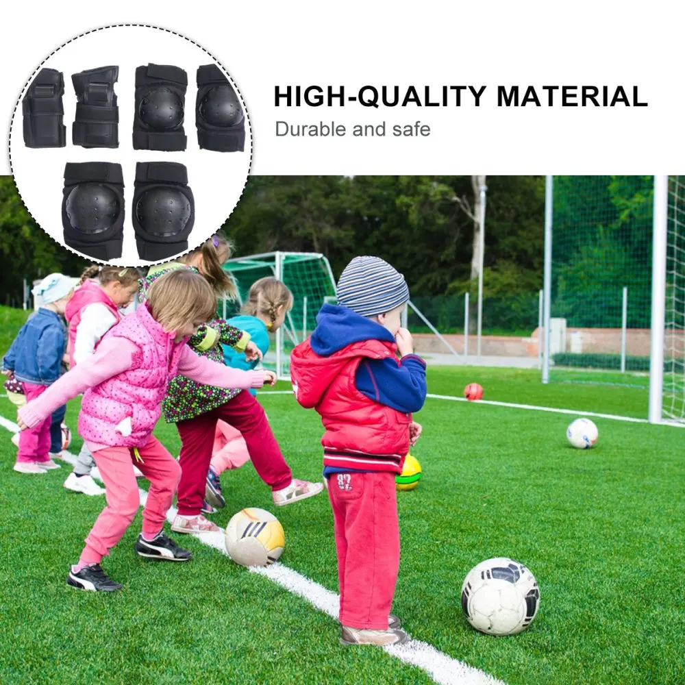 

1Set Children Elbow Wrist Knee Pads Children Sports Safety Protective Gear Skateboard Accessories - Size