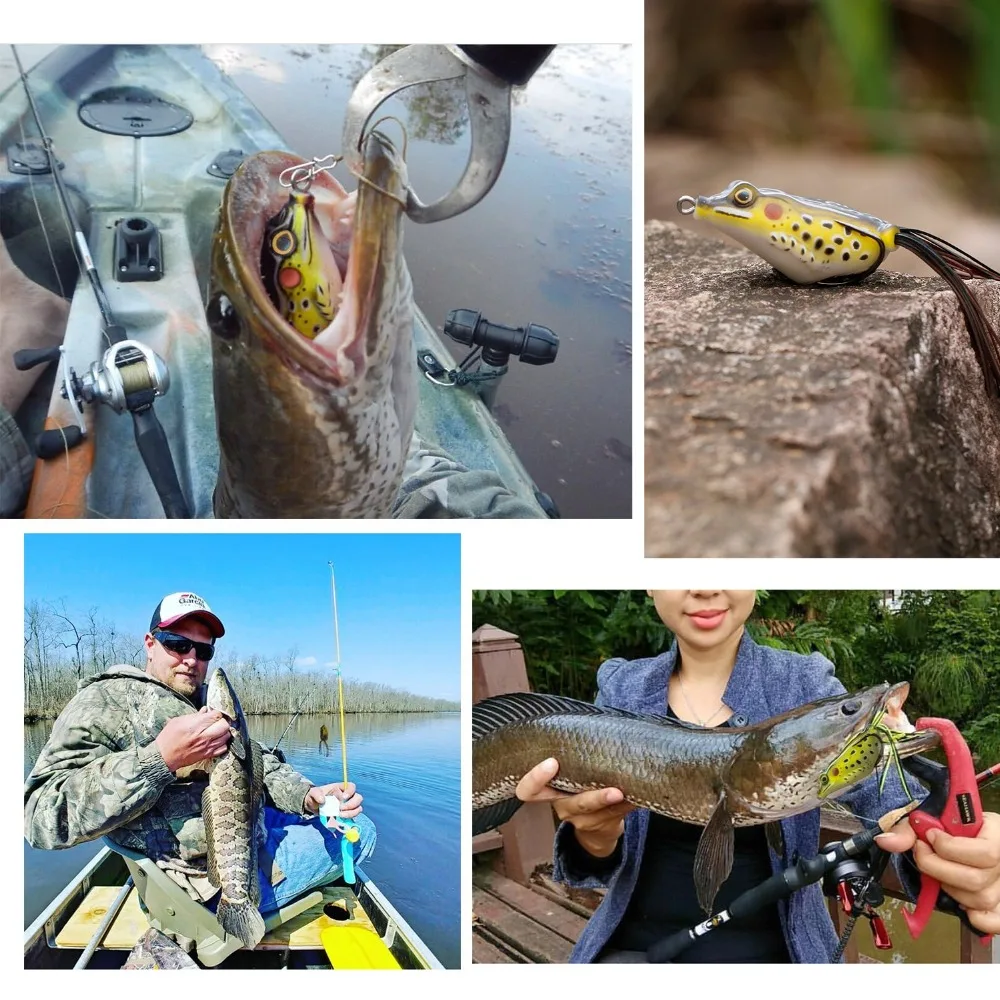 Sougayilang 6 шт./9 шт. приманка для ловли лягушек полое тело лягушка Topwater мягкие