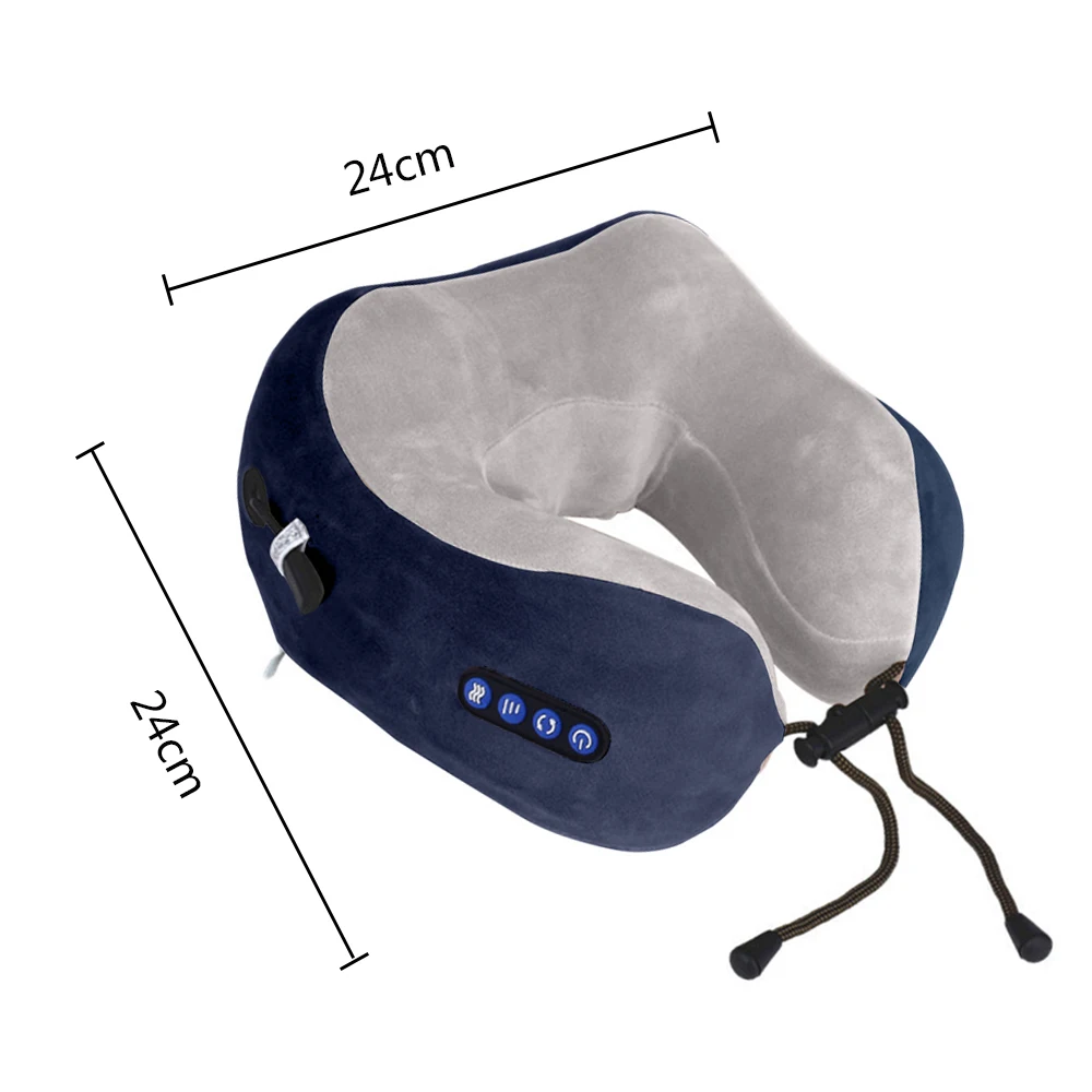

U Shaped Massage Pillow Neck Massage Device Electric Neck Massager Apparatus Shoulder Back Cervical Massager For Body Relaxation