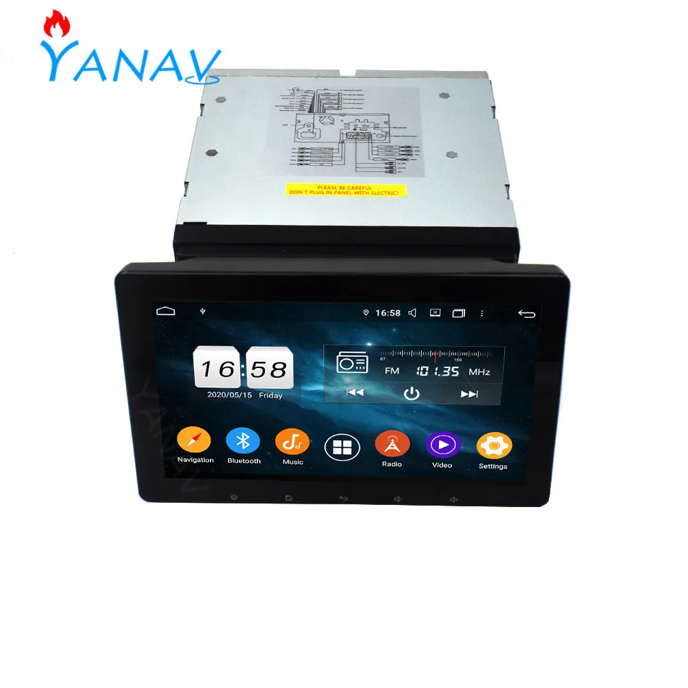 

2 DIN Android Stereo Receiver Car Radio Audio For-Universal radio for all car models GPS Navigator HD Screen Multimedia Player