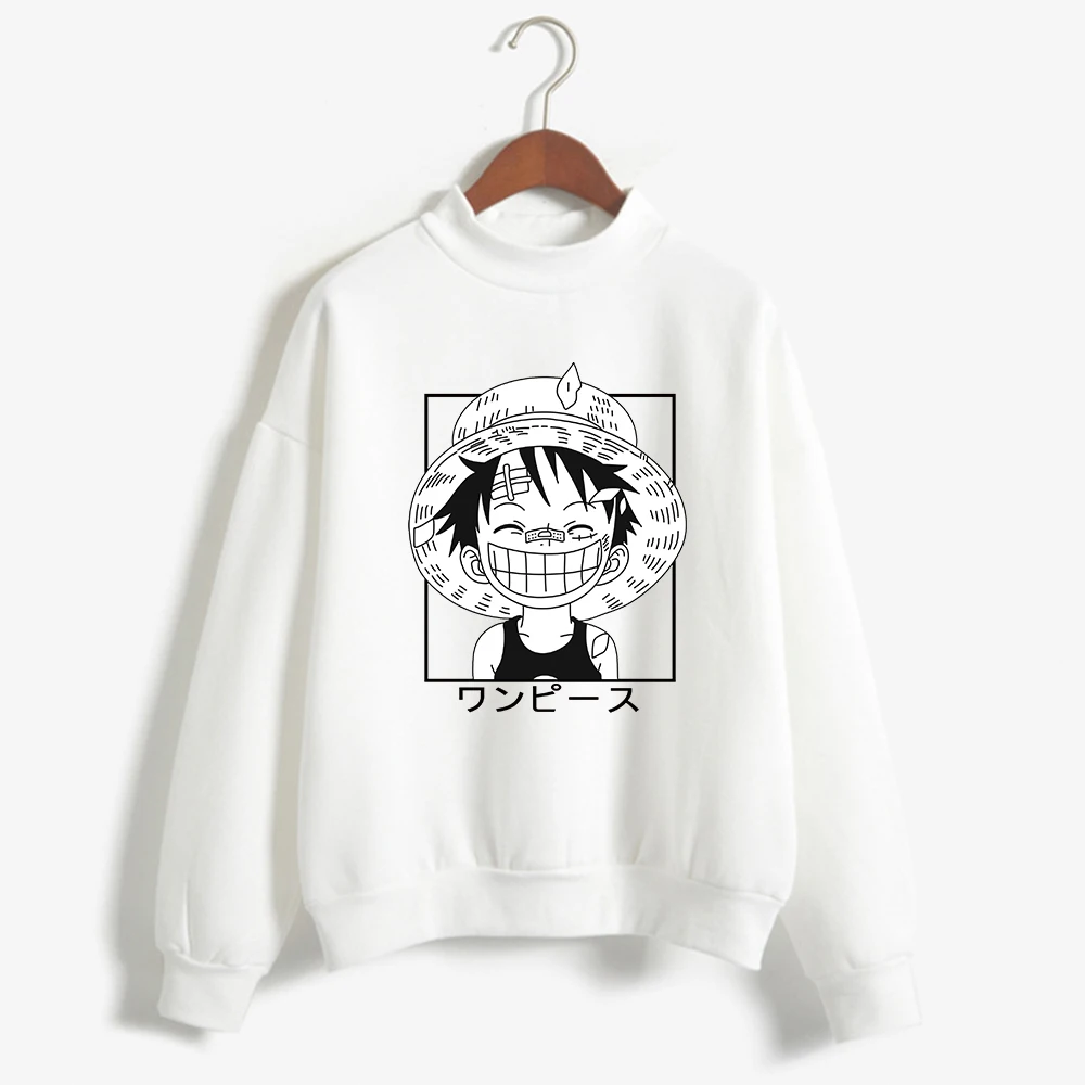 

Толстовка с капюшоном One Piece в стиле аниме Harajuku Kawaii cartoon, осенняя повседневная спортивная одежда, топы