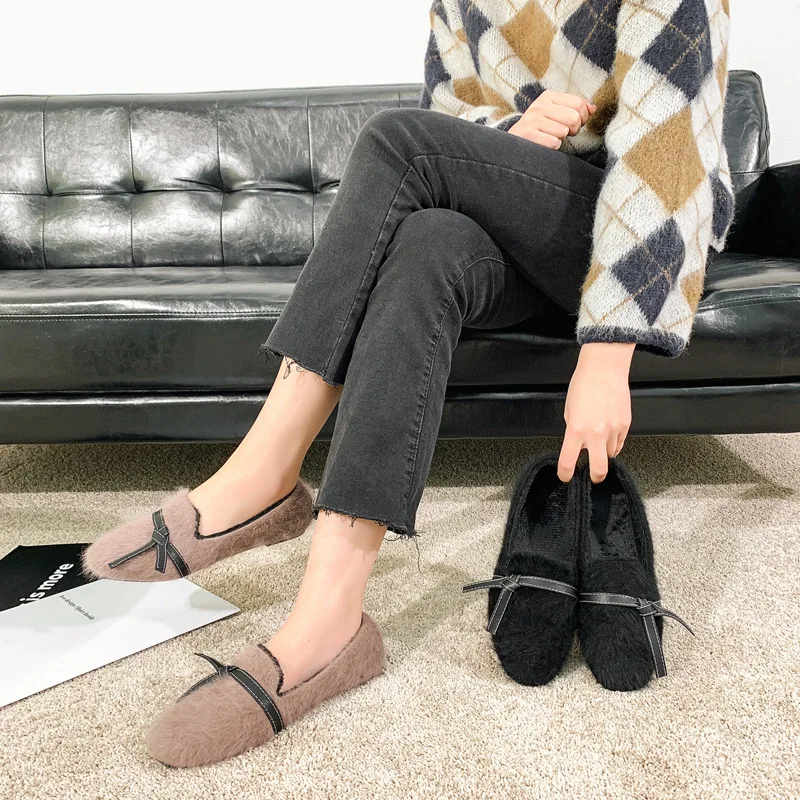 Женские туфли на плоской подошве Осенние лоферы модная повседневная обувь