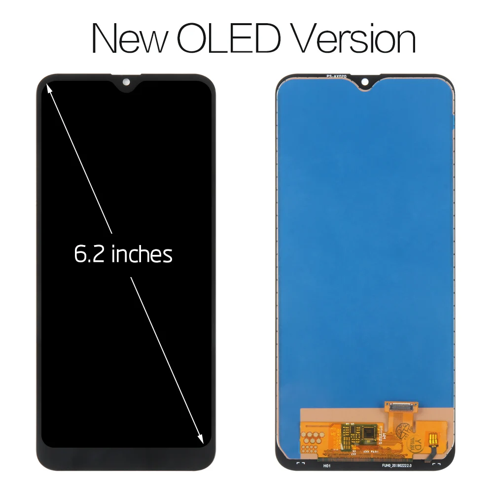 Новый OLED экран для Samsung Galaxy A20 LCD A205 A205F A205FD Дисплей сенсорный дигитайзер сборка
