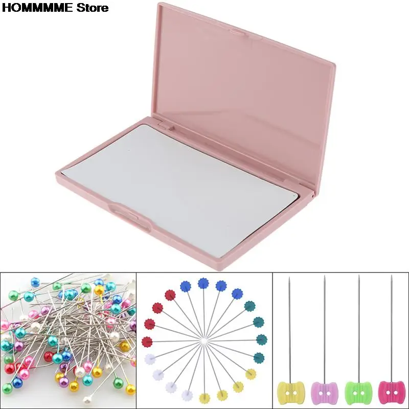 Портативный магнитный держатель игл Pincushion для хранения Швейных чехол органайзер