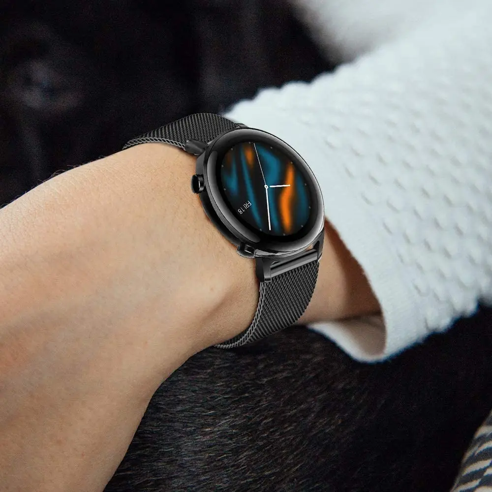 Ремешок Миланская петля из нержавеющей стали для наручных часов модный браслет