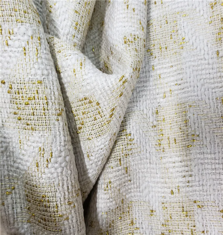 Бесплатная доставка молочно-черный с блестящей линией Плетеный твидовый