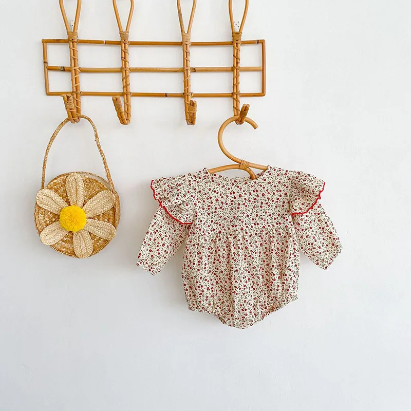 

Новый осенний Детский комбинезон MILANCEL, цельнокроеный комбинезон для маленьких девочек с длинным рукавом, детский комбинезон