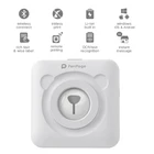 Термопринтер для этикеток PeriPage A6, 203DPI, портативный, с Bluetooth, для дома и офиса