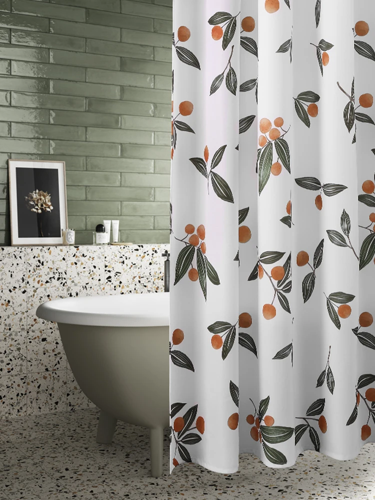 

NEW not in Orange Waterproof Shower Curtain Partition Curtains Anti-mildew Cloth For Home Bathroom Accessories Customizable