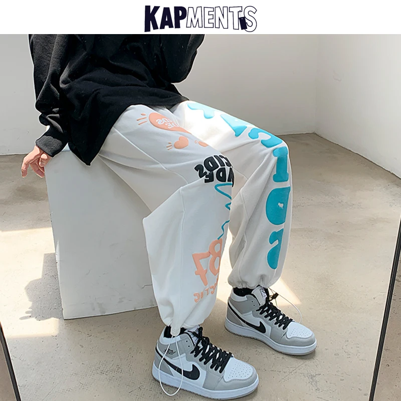 Мужские Винтажные мешковатые спортивные брюки kapment в стиле Харадзюку мужские