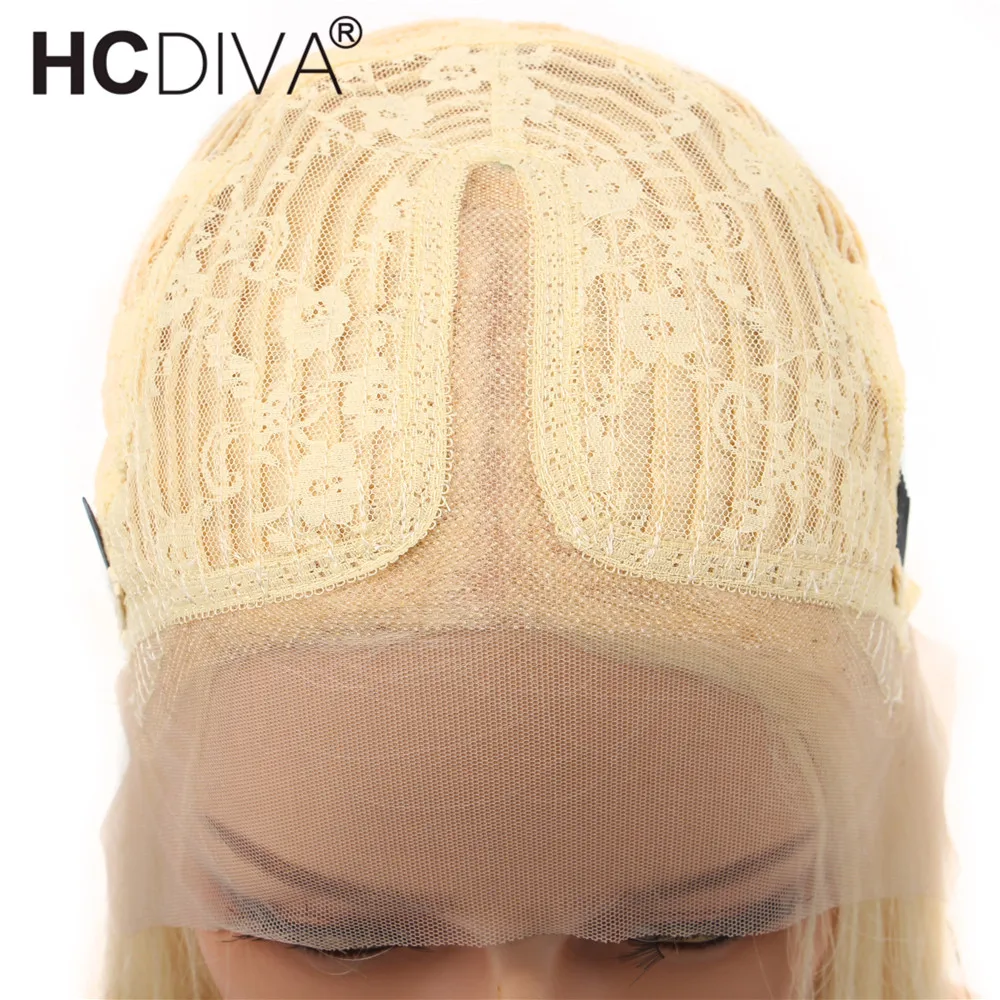 Средняя часть кружевной парик 70 см 613 блонд прямые кружевные части Реми