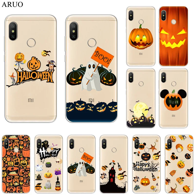 Мягкий силиконовый чехол для телефона с рисунком тыквы Redmi 7 Note8 Note7 S2 K20 Pro 6A 7A 5Plus s