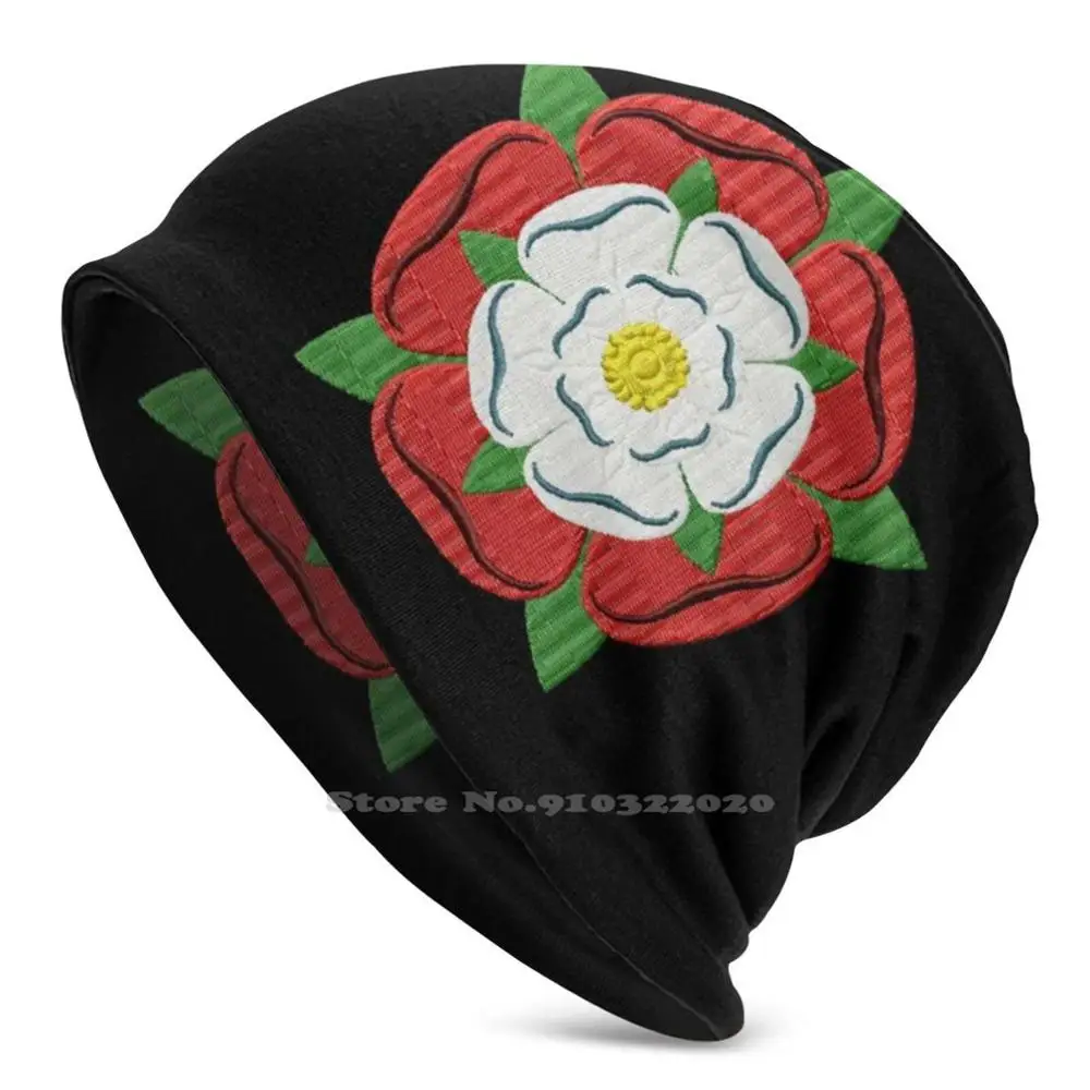 

Rose Unisex Thin Knitted Beanie 3d DIY Hats Rose Lancaster York War Of The Roses Henry Vii Henry Viii Elizabeth History