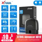 Диагностический сканер XTOOL AD10 OBD2, ELM327, совместимый с Bluetooth, считыватель кодов, разные измерители, показывают показатели с проектором HUD