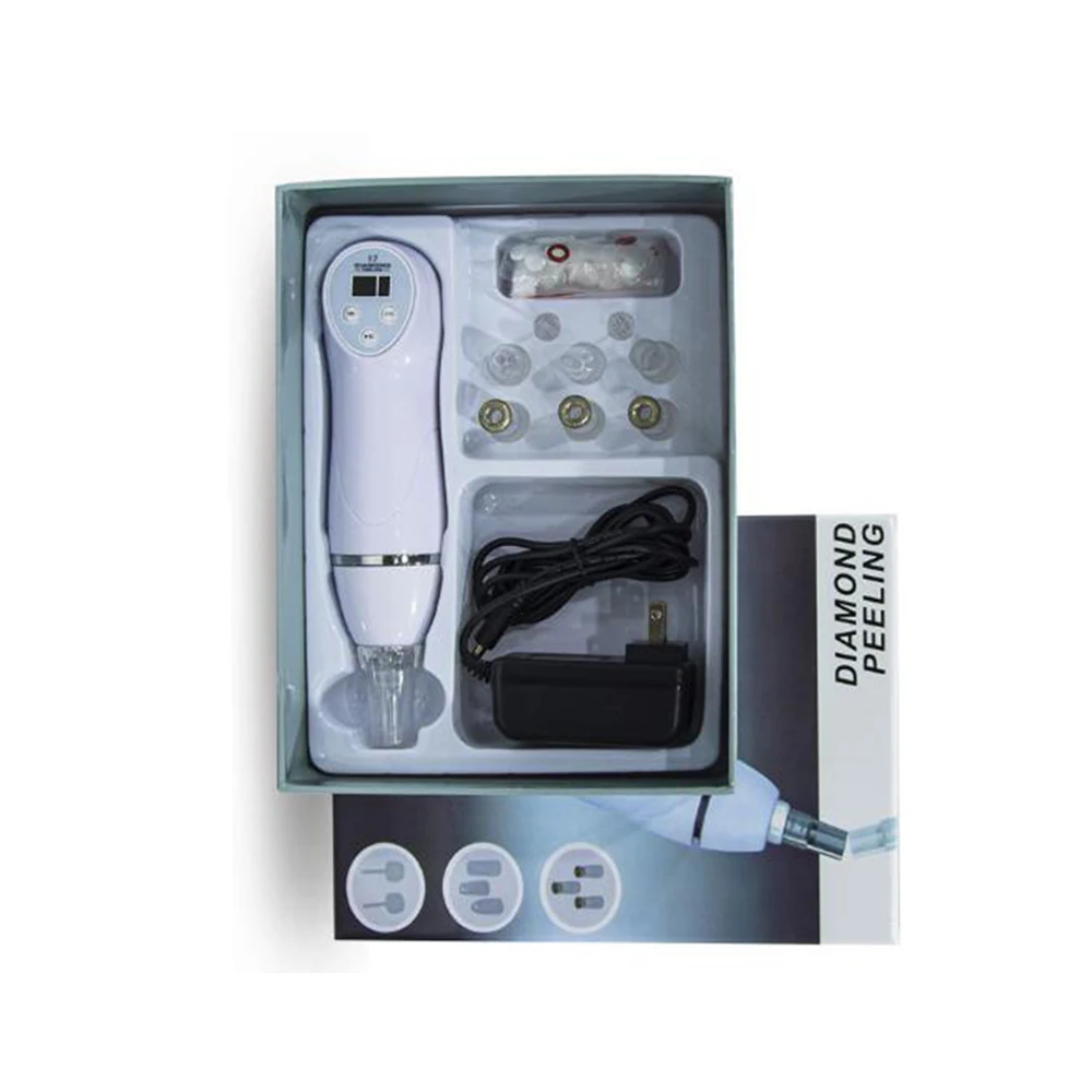 

6 Tips Facial Care Beauty Device Skin Diamond Dermabrasion Remove Blackheads Skin Peeling Machine Care Massage Microdermabrasion