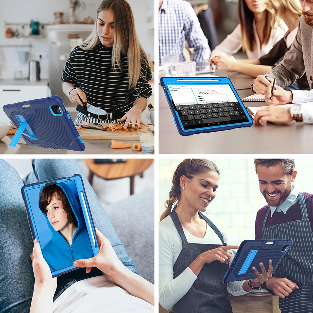 

Case iPad 10.9 2020 iPad pro 11 2020 2018 iPad Air 4 Shockproof Kickstand Cover cover