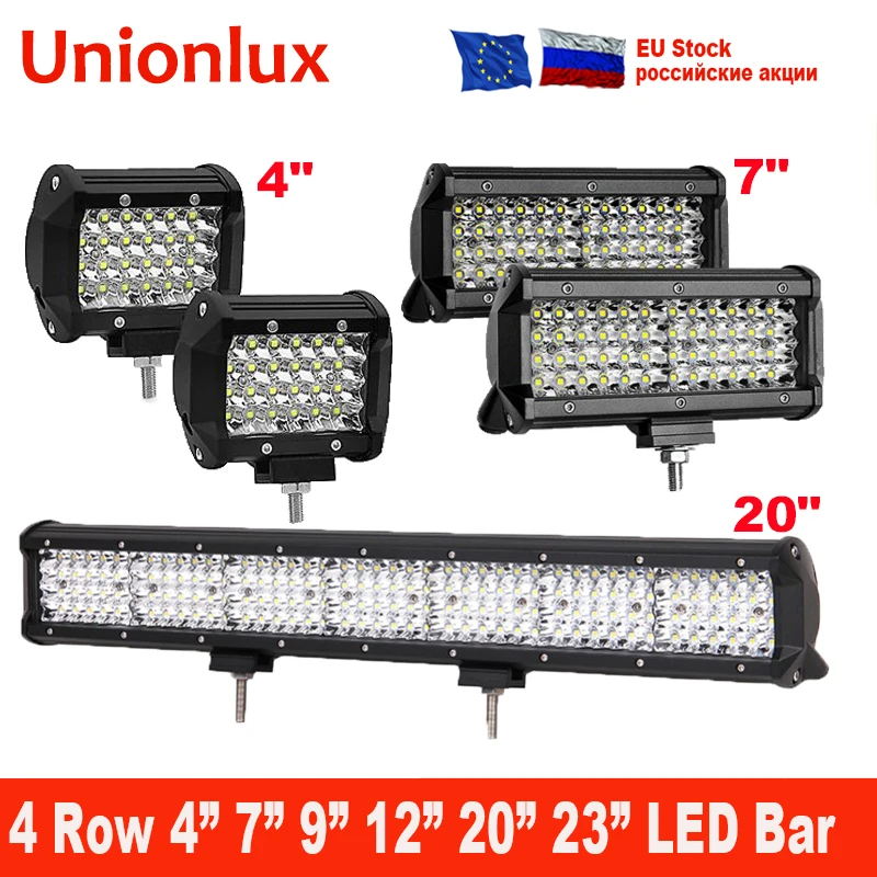 Четырехрядсветодиодный 4 20 дюймовая Светодиодная панель для внедорожника