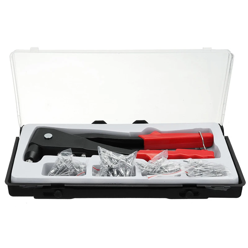 101 шт./компл. Алюминий вытяжная заклепка инструмент Тяжелая гайка Резьбовая