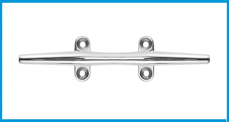 

6 inch 8inch 10 inch Marine Grade stainless steel 316 heavy duty hollow open base Cleat bollard Boat Dock Deck Rope Cleat