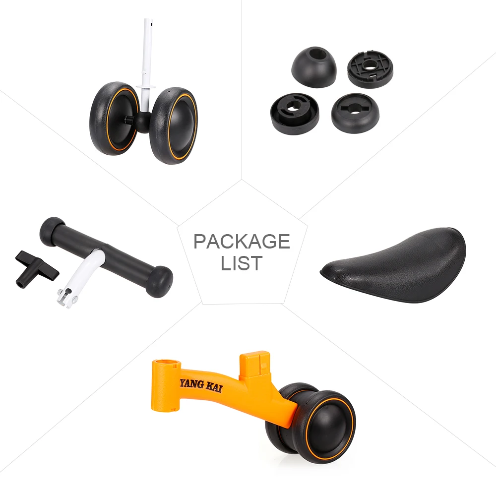 

Children Three wheel Balance Bike kids Scooter Baby Walker 1-3 Years Tricycle Bike Ride On Gift for Baby toys High Quality