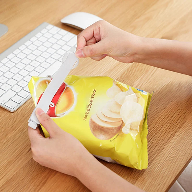 5 шт. портативные бытовые уплотнительные зажимы для еды пластиковые дорожные