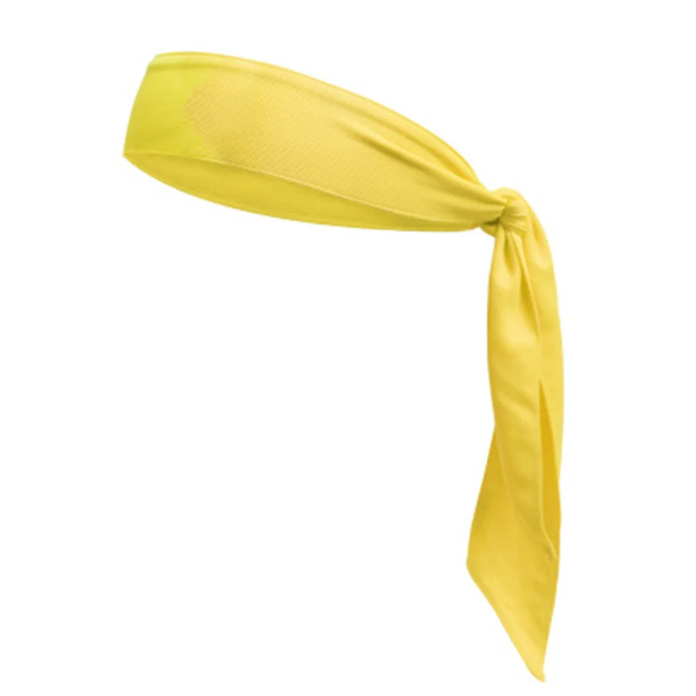 

Head Tie Headband Headwear Sweatband Solid Color Spandex Run Basketball