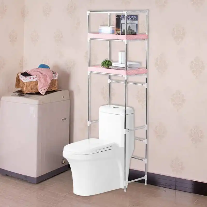 3 ярусный стеллаж для хранения Ванная комната сиденье унитаза стиральная машина