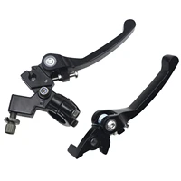 motorcycle black chrome clutch brake lever for 22mm 78 inch handlebar 110cc 125cc 140cc ttr ssr xmotos apollo 125 pit dirt bike
