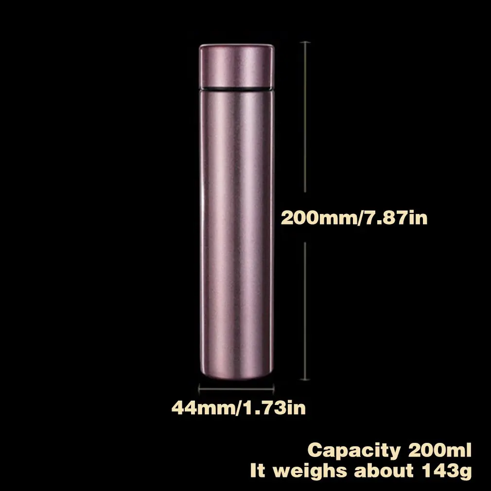 

Stainless Steel Vacuum Flask 180ml Water Cup Large Capacity Portable Anti-bacterial Leak-proof Water Cup