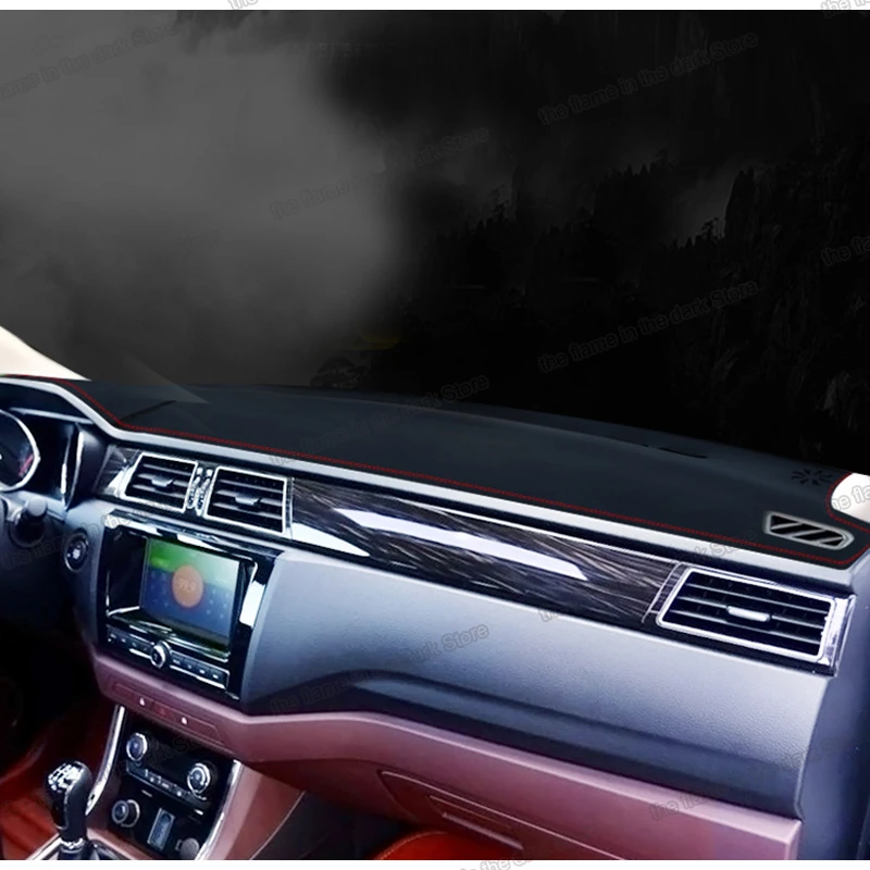 Lsrtw2017 Fiber Leather Silica Gel Car Dashboard Sun Shield Heat Isolation Mat for Lifan X7 X50 X60 320 2016 2017 2018 2019 2020 |
