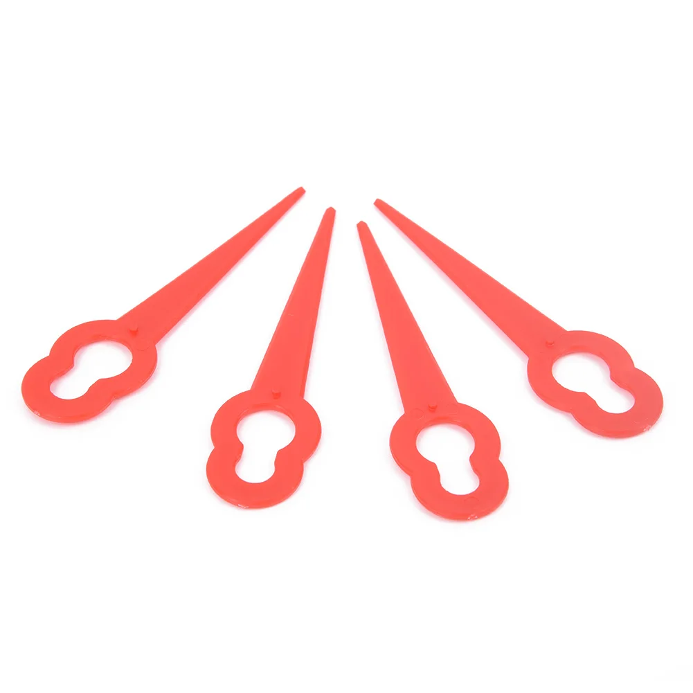 

Set Of 40 Pcs Red Plastic Blades Cutter For Florabest Grass Trimmer Brushcutter
