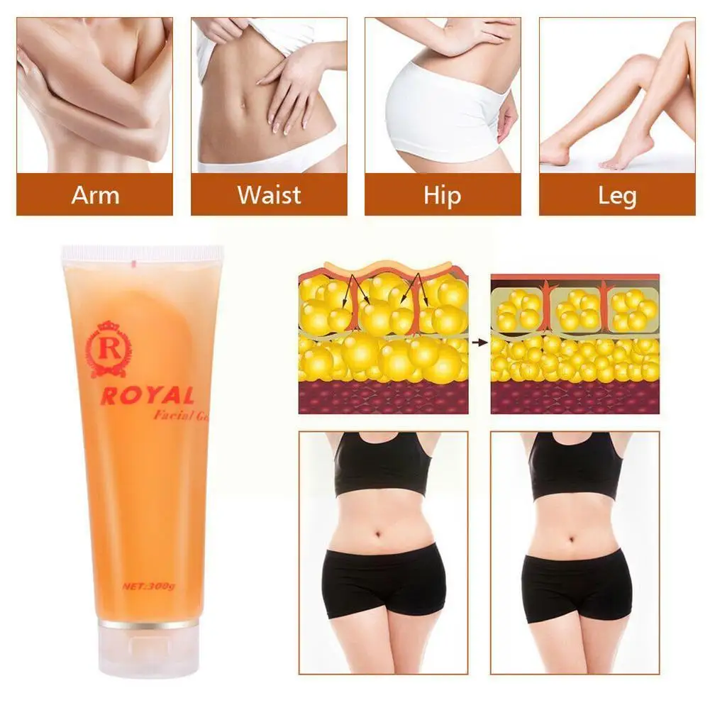 

300ml Ultrasound Cavitation Slimming Gel EMS Body Slimming Loss Massager Fat Cream Weight Massage Anti Cellulite Gel Q7X3