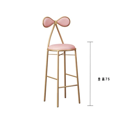 

Industrial Chairs For Bedroom Minimalist Luxury Bar Stool With Backrest Kitchen Dining Room Cadeiras De Jantar Counter Chair