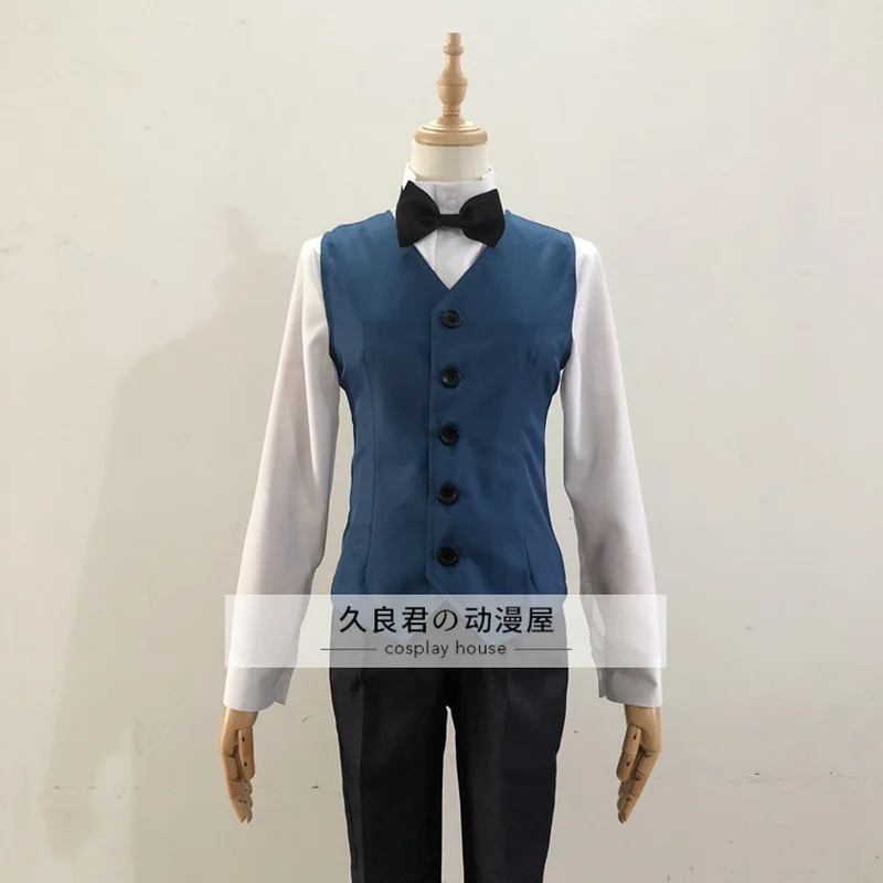 Костюм косплея Аниме МОРИАРТИ: ПАТРИОТ Уильям Джеймс Мориарти с аксессуарами для Хэллоуина, карнавала и фантазийной вечеринки.