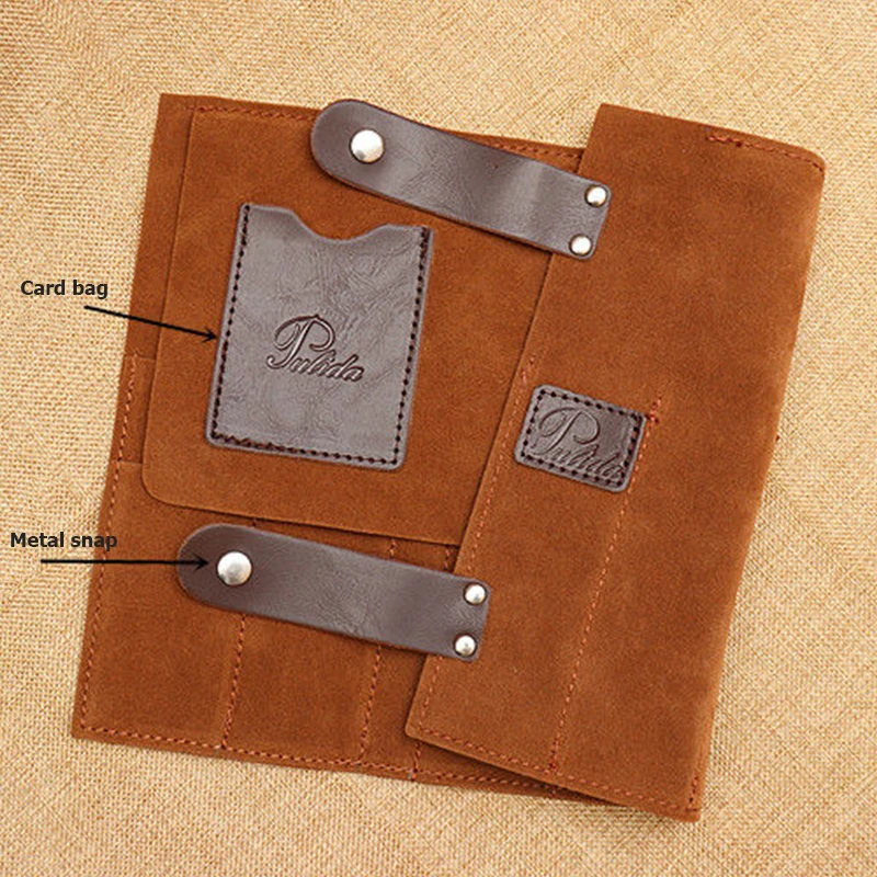 Чехол для инструментов парикмахерских складная кожаная сумка рулонный