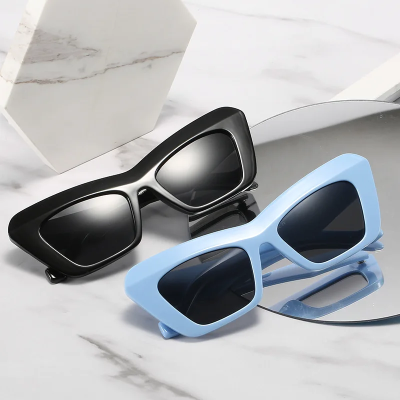 

Elbru индивидуальные треугольные солнцезащитные очки «кошачий глаз», Простые Модные солнцезащитные очки в оправе с защитой от ультрафиолета ...