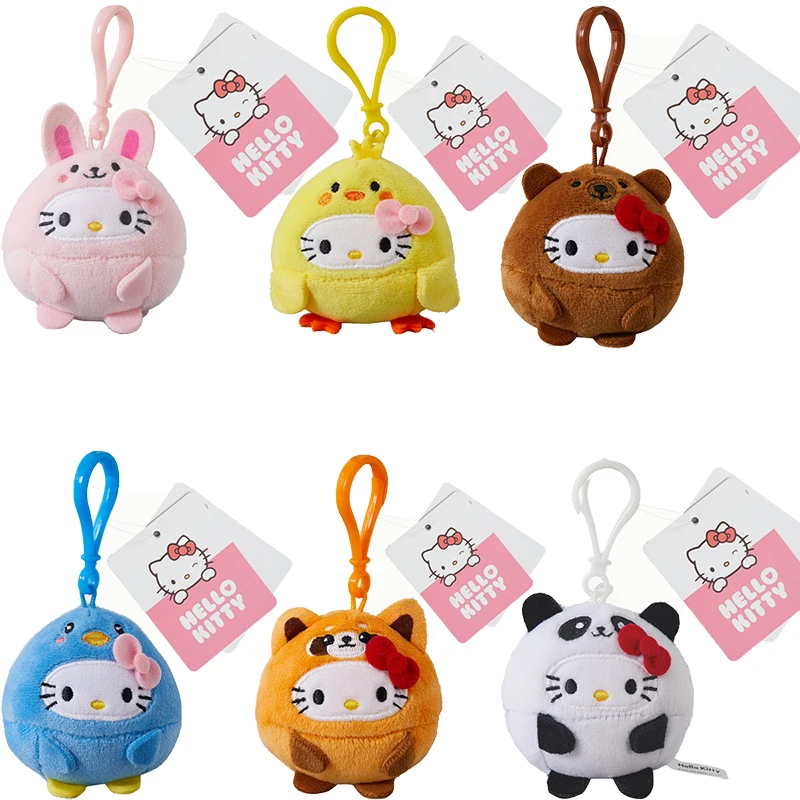 Kawaii Sanrio плюшевая игрушка аниме мультфильм Kitty Телефон Подвеска школьная сумка
