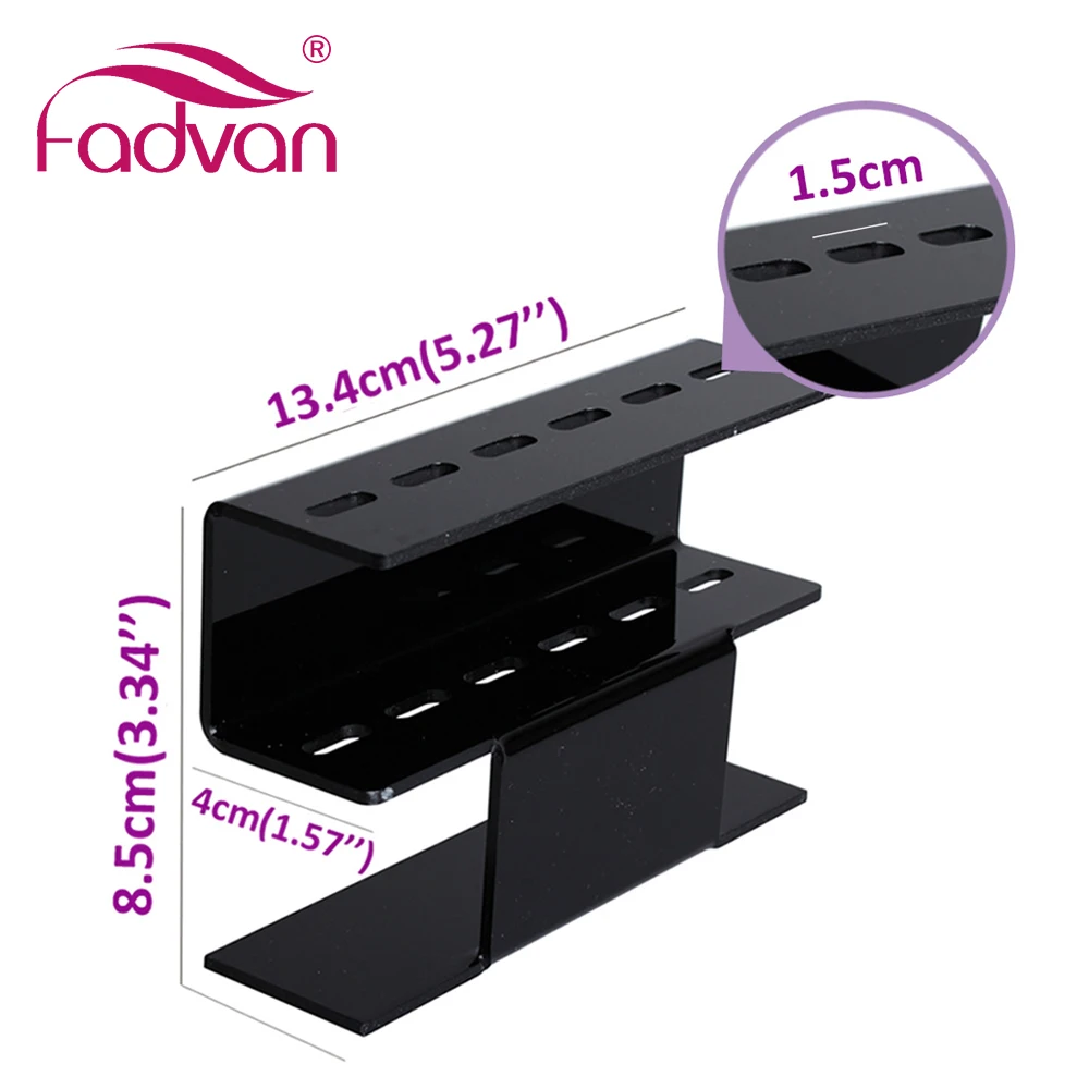 Акриловый Пинцет Fadvan удобный и прочный черный белый пинцет с 8 отверстиями для