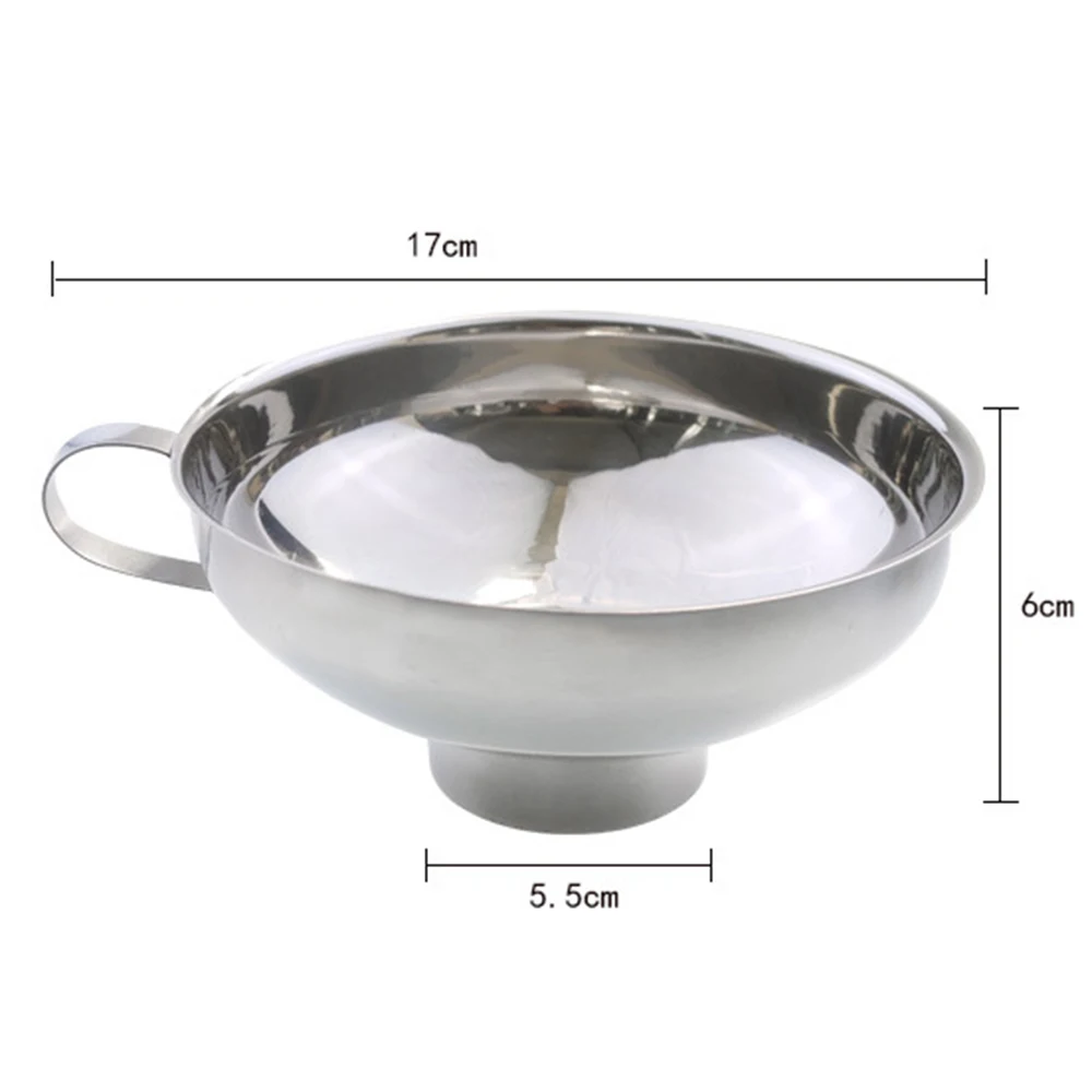 Консервная банка из нержавеющей стали с широким горлышком Воронка ручкой