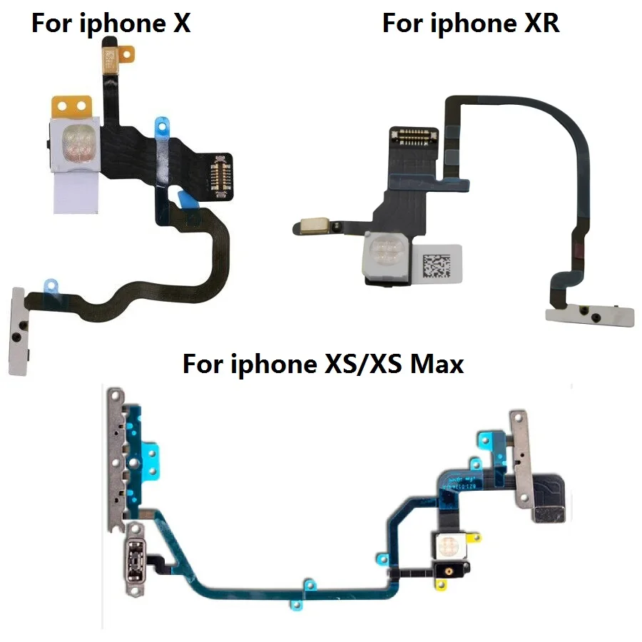 

Совершенно новая кнопка питания фонарик гибкий кабель лента для Apple iPhone X/XR/XS Max