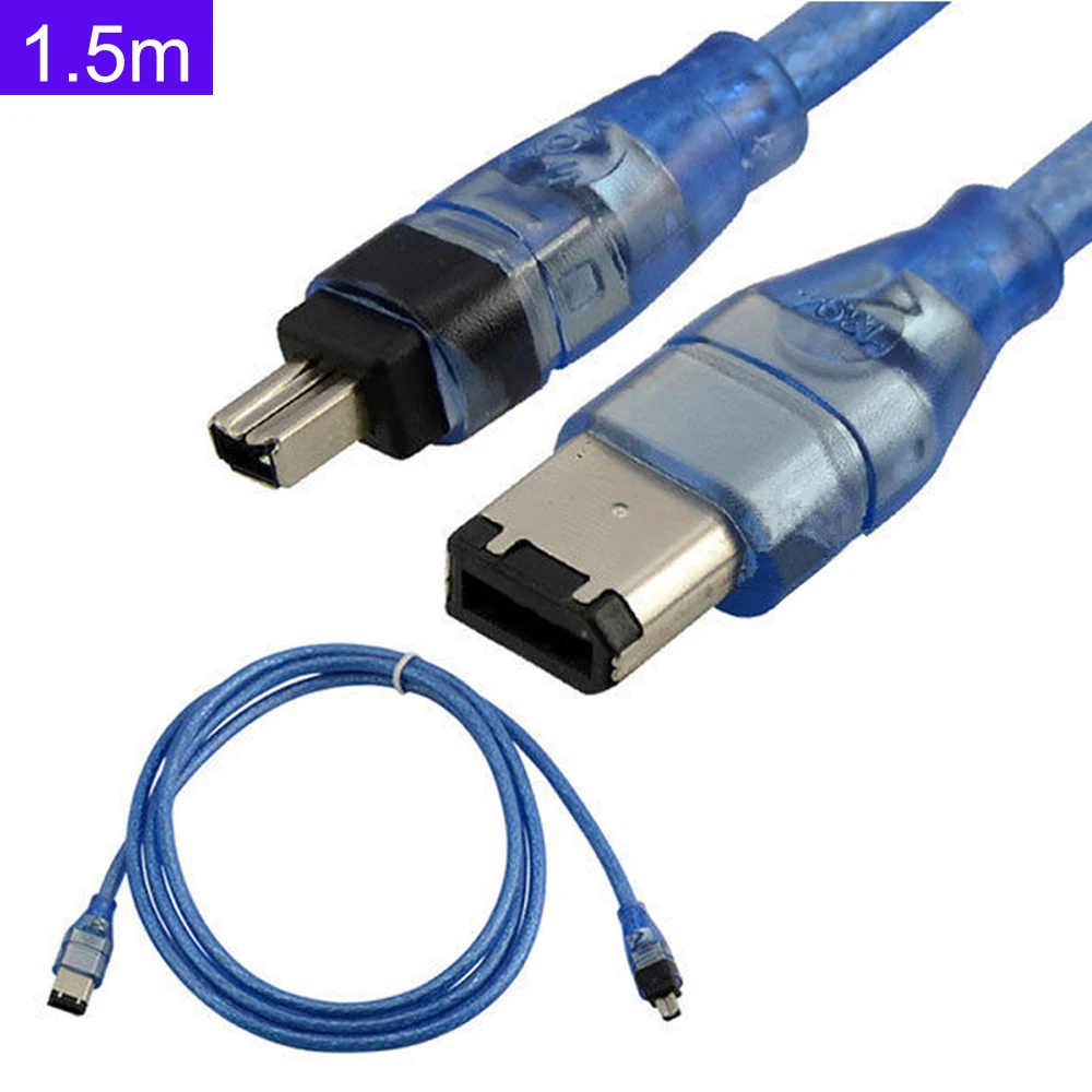IEEE 1394 Firewire 400 кабель 6 стежков на каждые 4 Pin типа папа/мужской 5FT|Компьютерные