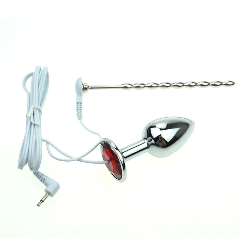 Электро шок уретральный расширитель Анальная пробка катетер Целомудрие