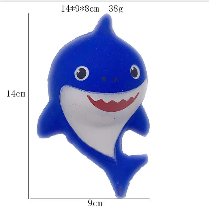 

squishy fish toys Squeezable Squishies Toy Stress Relief Toy Cutes Child Kawaii Fun Stationery Toys Antistress